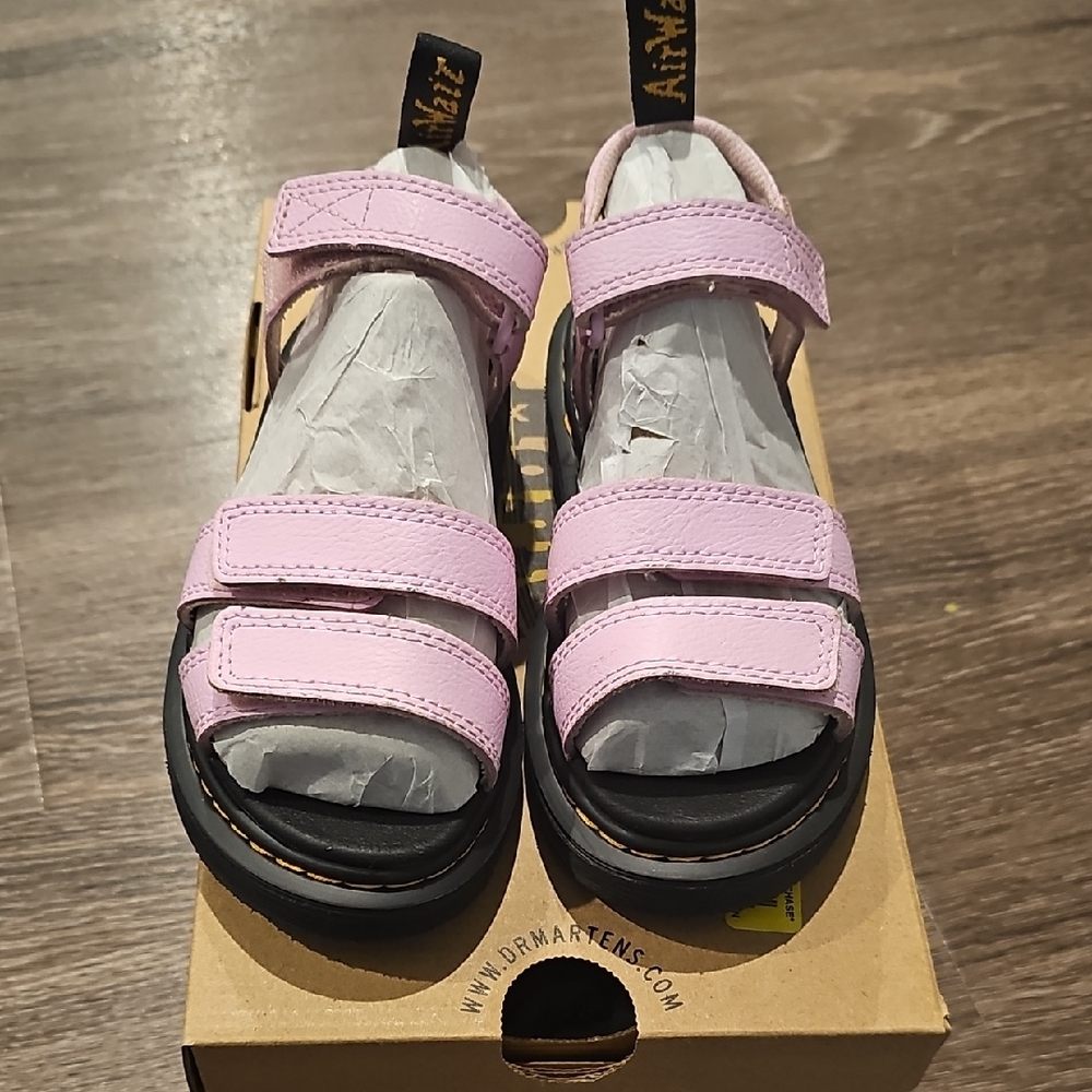 Dr. Martens Pink Platform Sandals